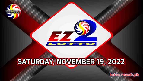 anong labas sa ez2|EZ2 RESULT November 19, 2022 .
